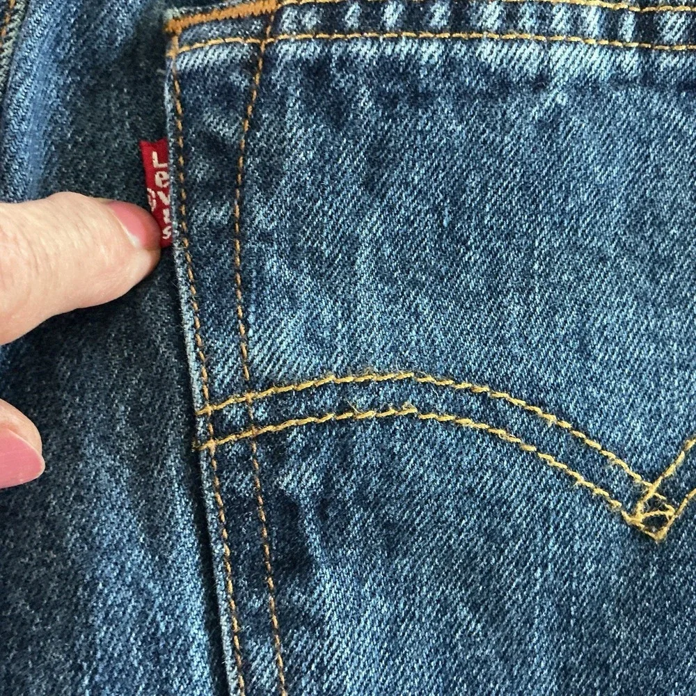 VTG Levis 501 Jeans Mens 32x32 Button‎ Fly Red Tab Mid-Wash Straight Leg Classic